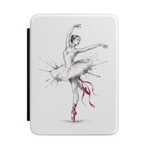 Ballet Pointe Kindle Case — Elegant Ballerina Art E-Reader Cover