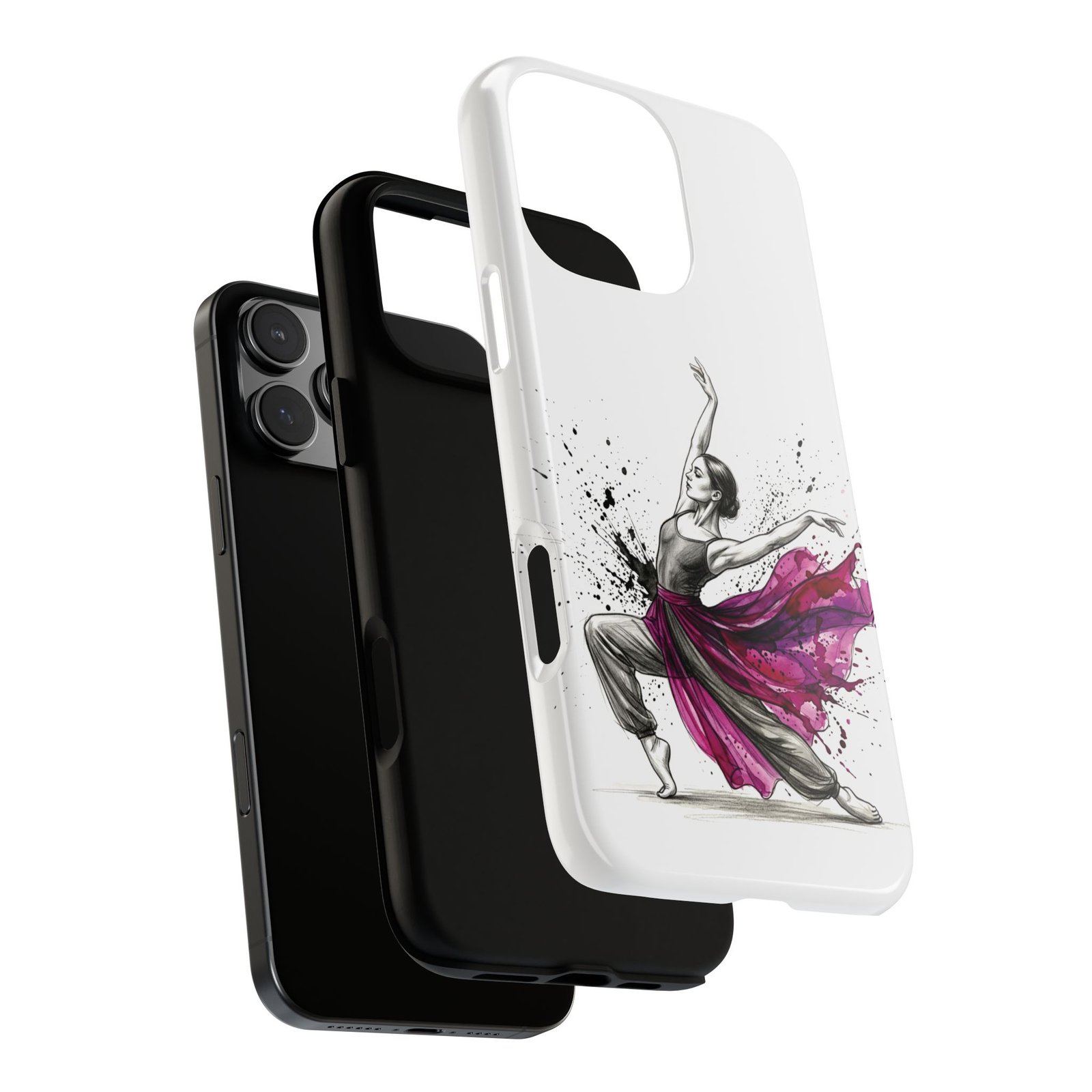 Dancer Splash Tough Phone Case — Elegant Ballet Art Protective Cover - Image 5