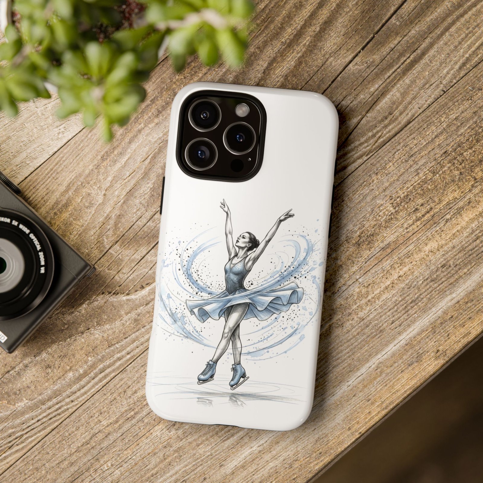Ballet Ice Skater Tough Phone Case — Elegant Figure Skating Design - Image 5