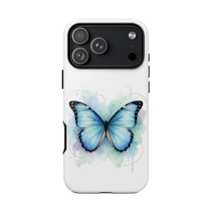 Blue Watercolor Butterfly Phone Case