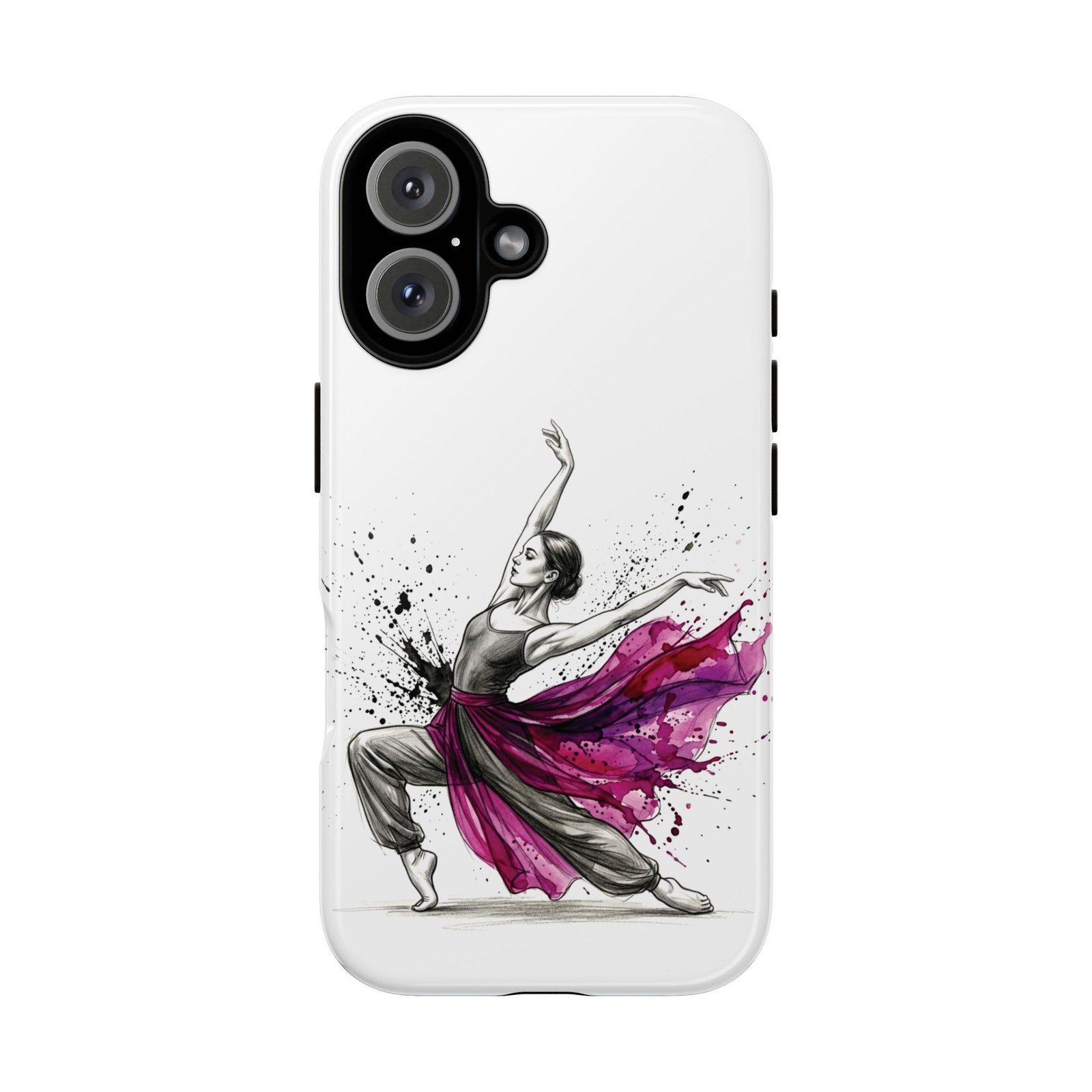 Dancer Splash Tough Phone Case — Elegant Ballet Art Protective Cover - Image 2