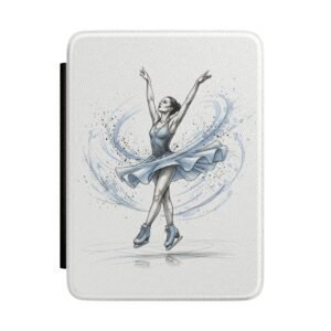 Ballet Ice Skater Kindle Case — Elegant Dancing Girl E-Reader Cover