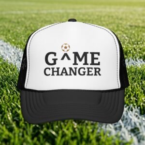Game Changer foam trucker hat | Embroidered text cap
