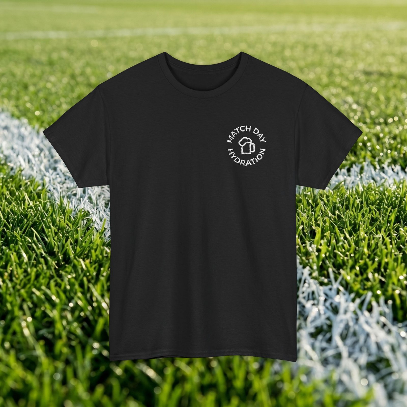 Embroidery Running Graphic Shirt, Race Day Apparel