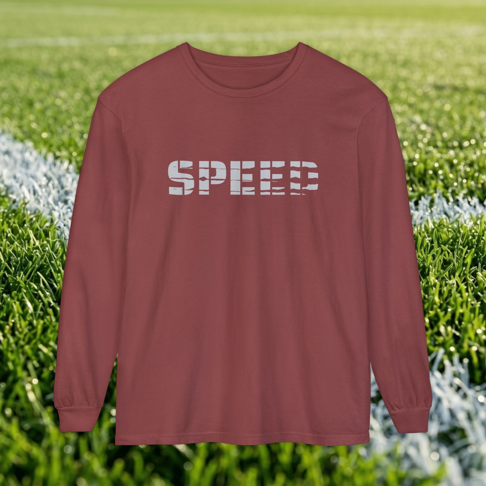 Customizable “SPEED” Athletic Tee. Custom Back Text - Image 6