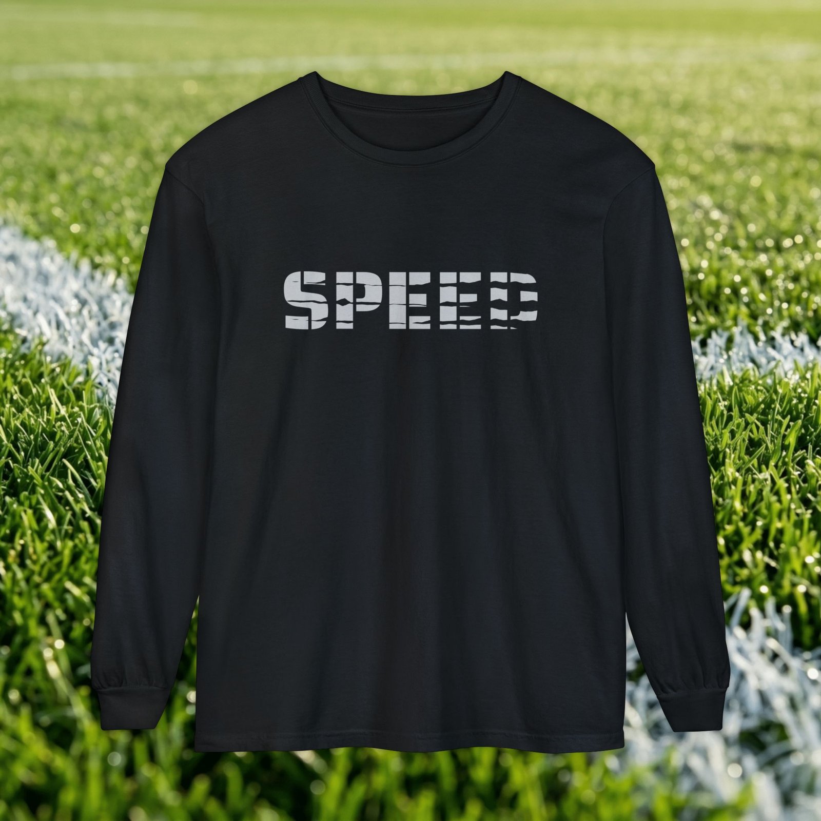 Customizable “SPEED” Athletic Tee. Custom Back Text - Image 3