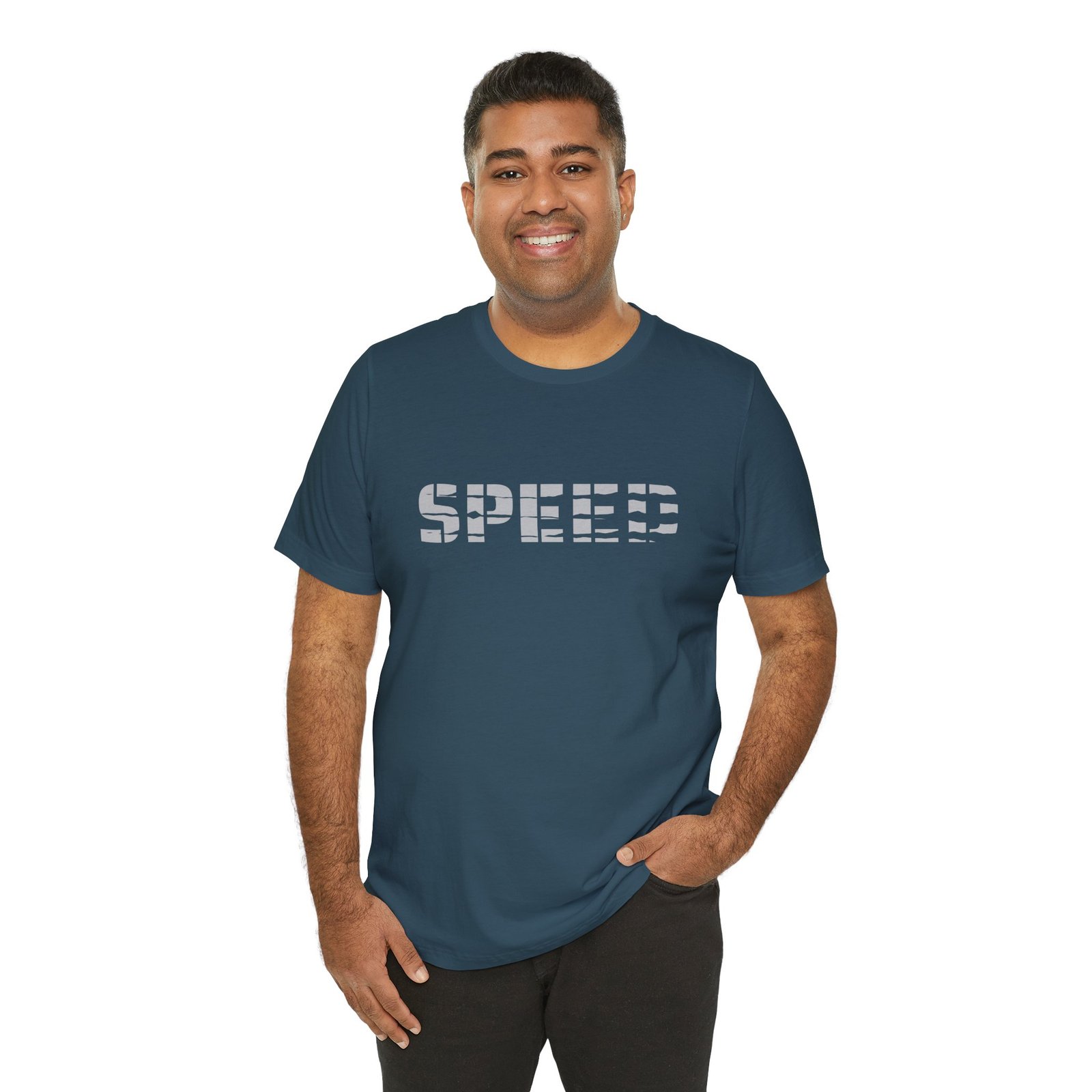 T-shirt with Speed print and personalized back - Image 8