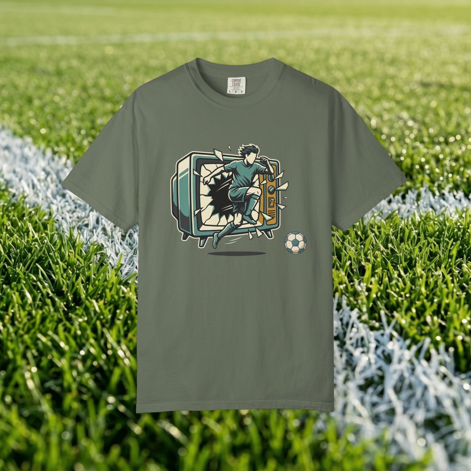 Retro Action Goal Save Graphic Tee - Image 10
