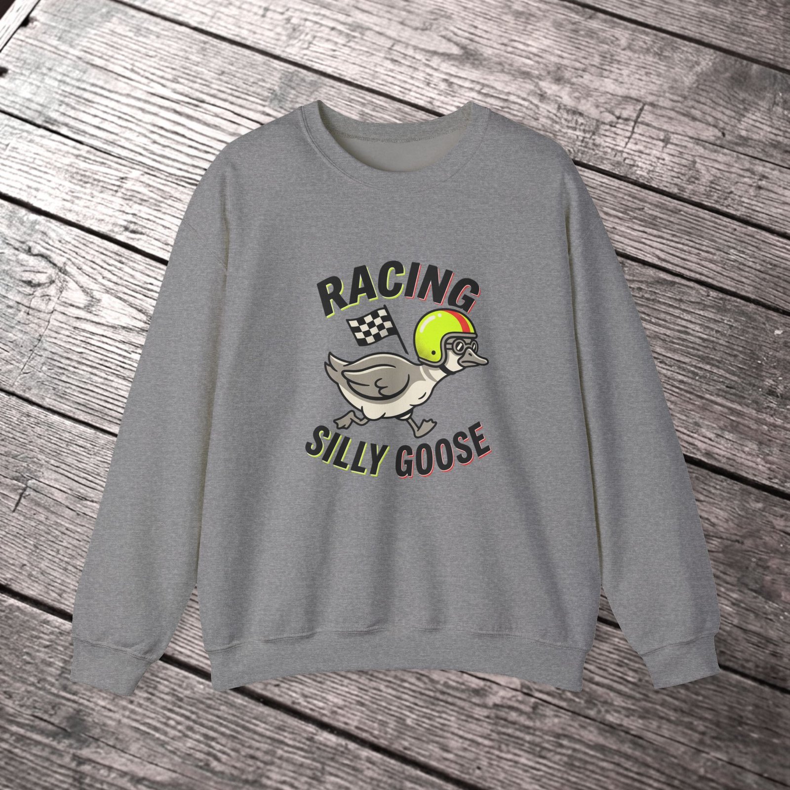 Racing Silly Goose Sweatshirt - Unisex - Image 9