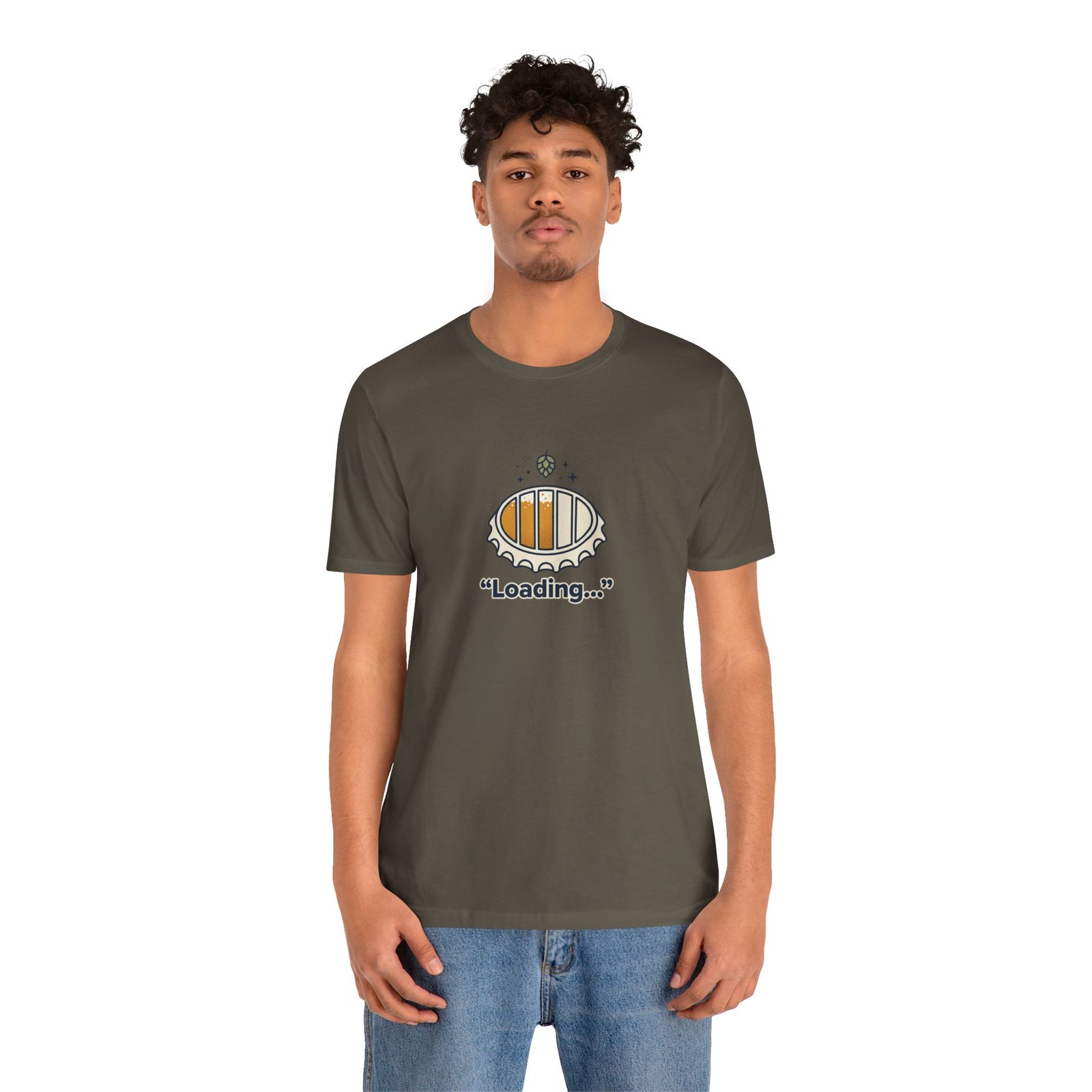 Beer Cup Loading T-Shirt - Image 9