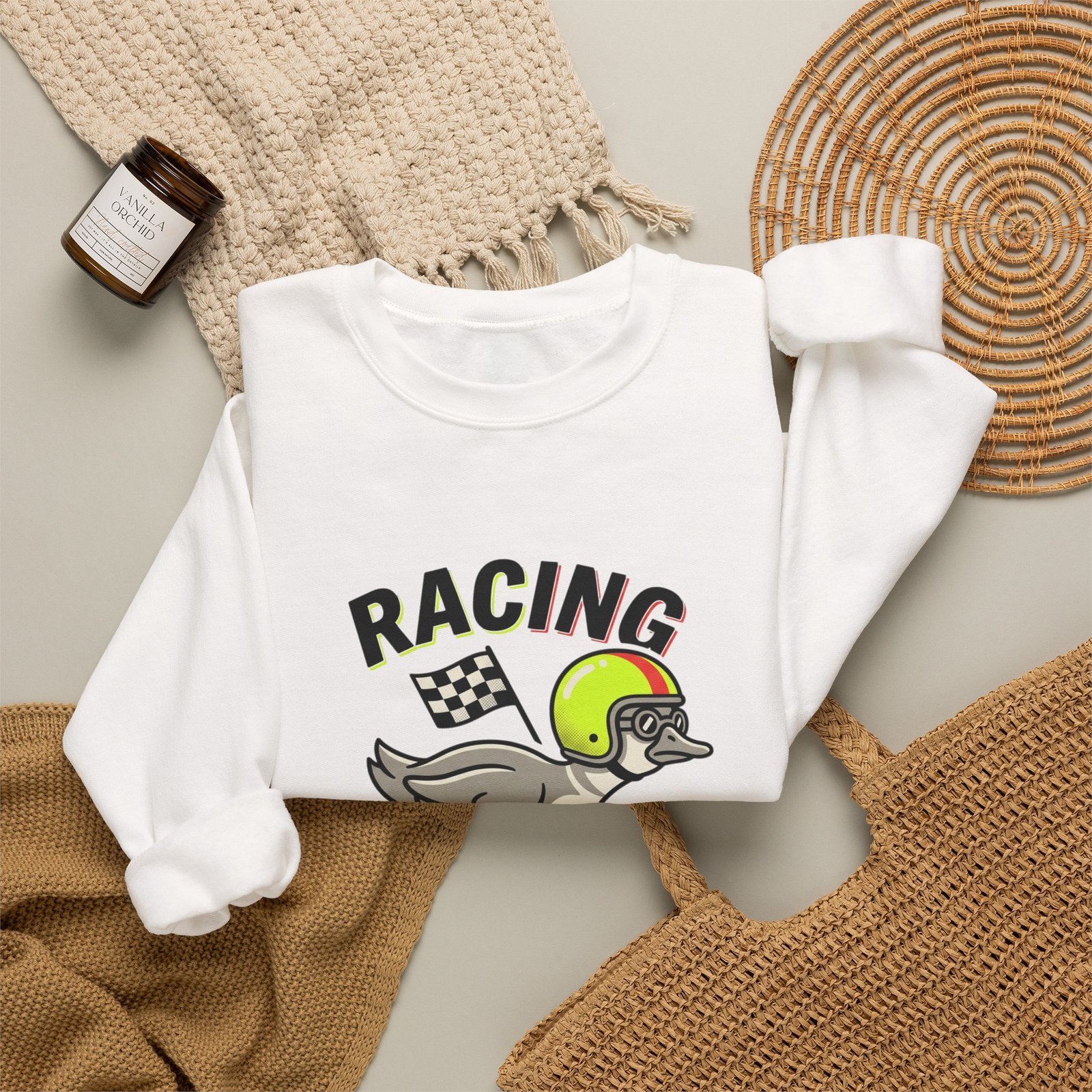 Racing Silly Goose Sweatshirt - Unisex - Image 2