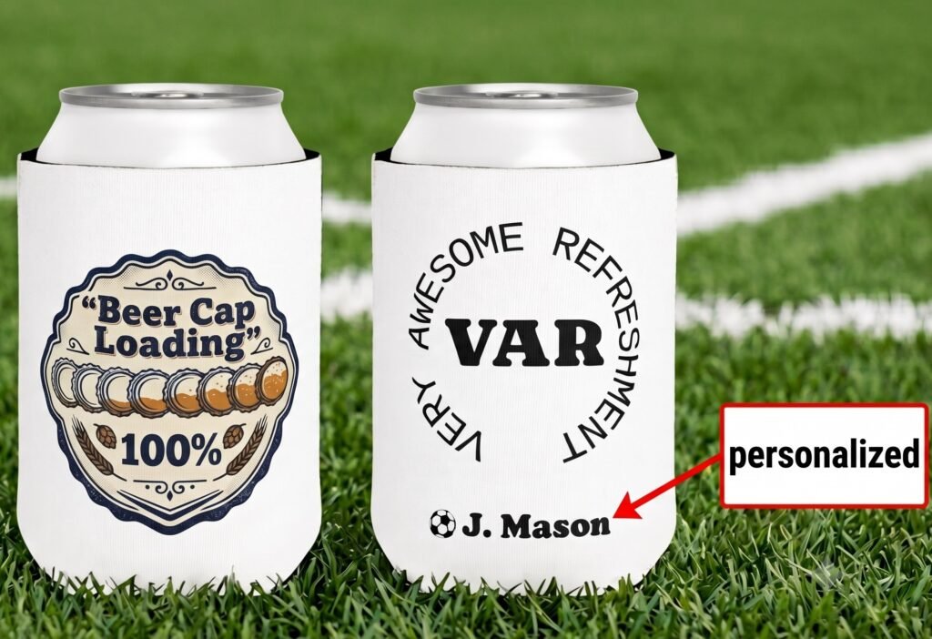 Beer Cap Loading 87% - Personalized Can Cooler Sleeve