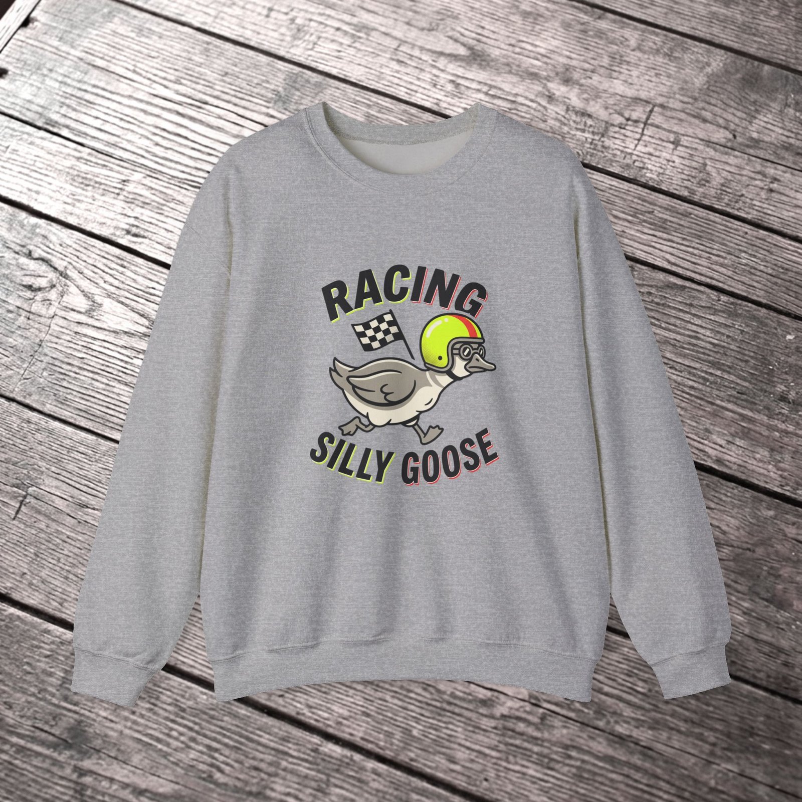 Racing Silly Goose Sweatshirt - Unisex - Image 7