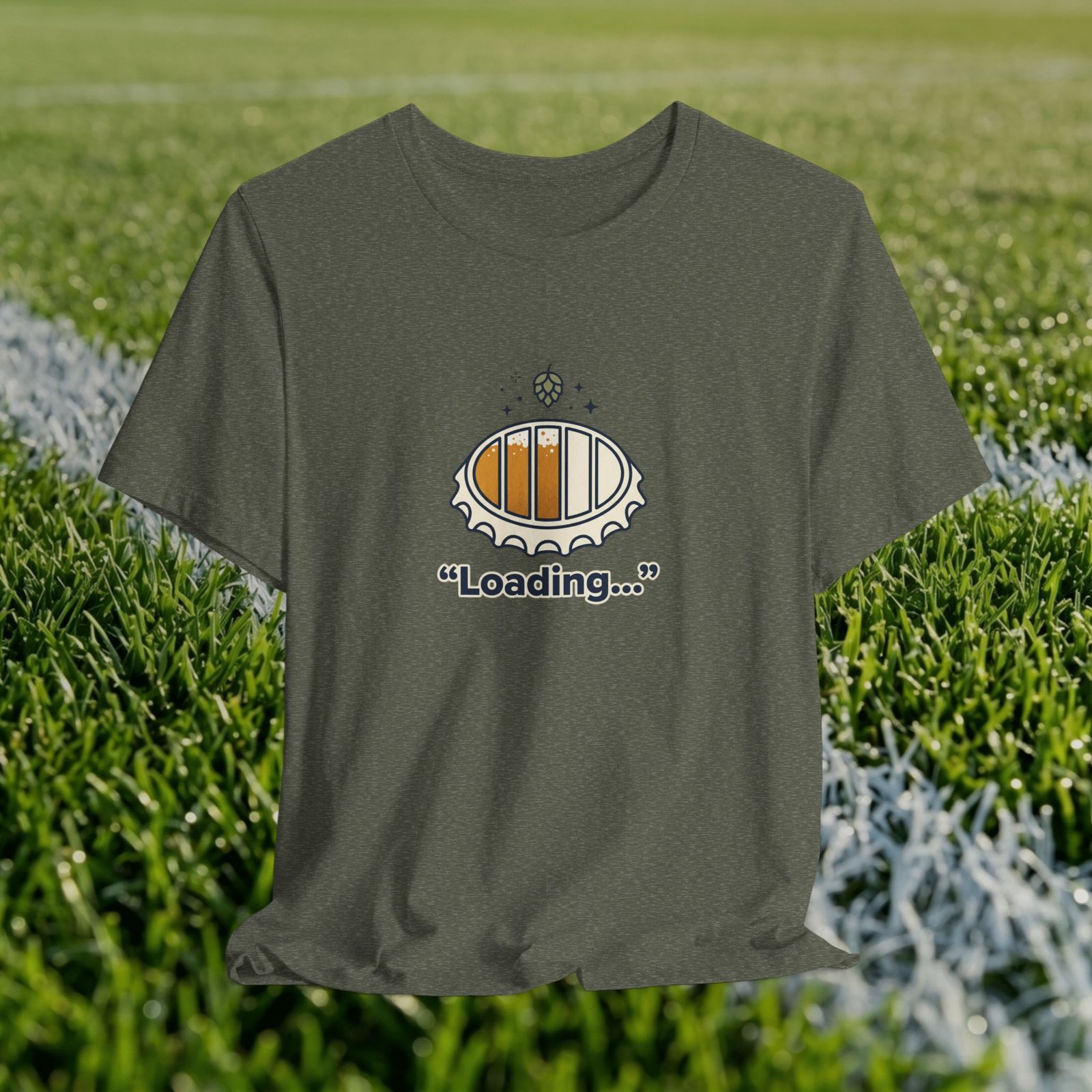 Beer Cup Loading T-Shirt - Image 11