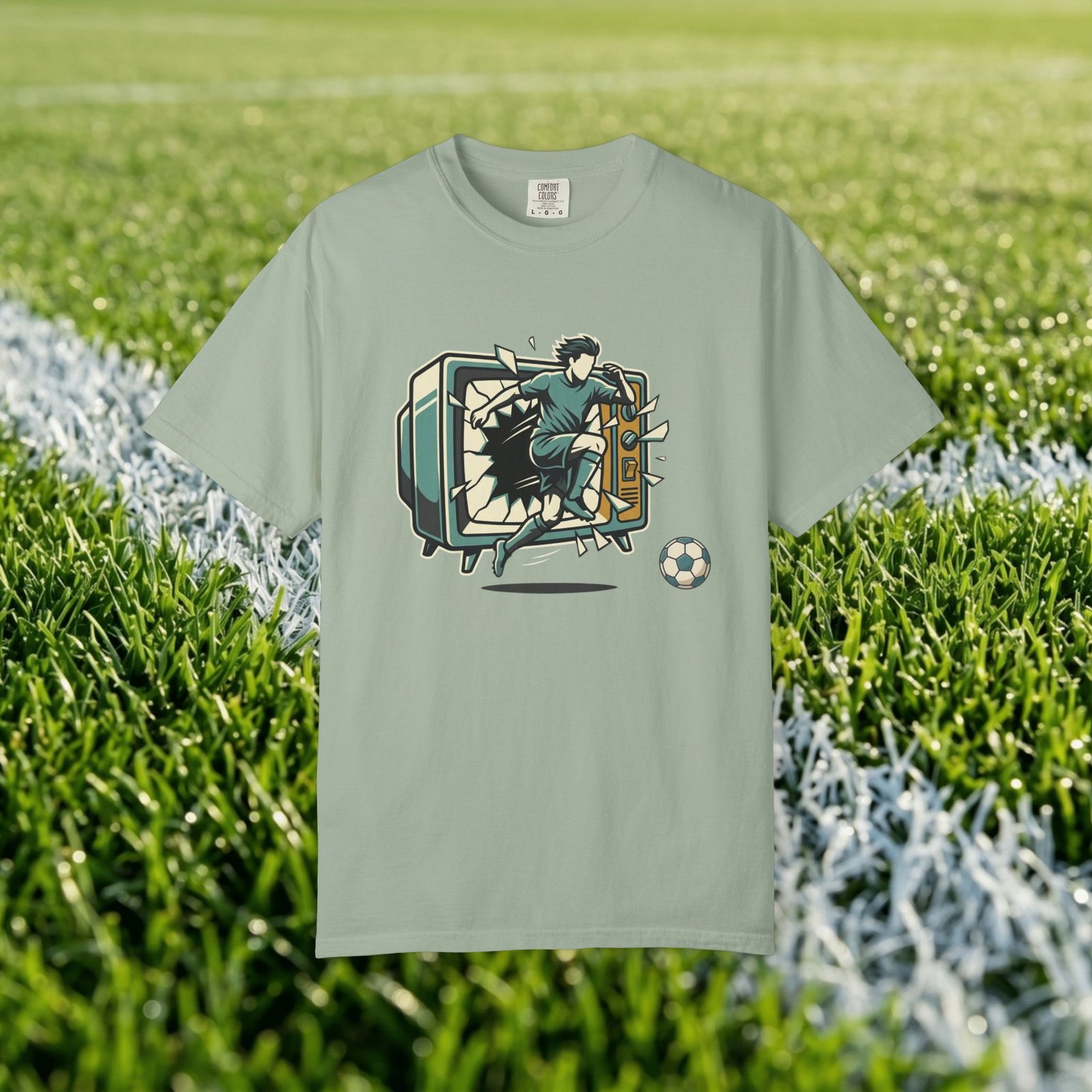 Retro Action Goal Save Graphic Tee - Image 9