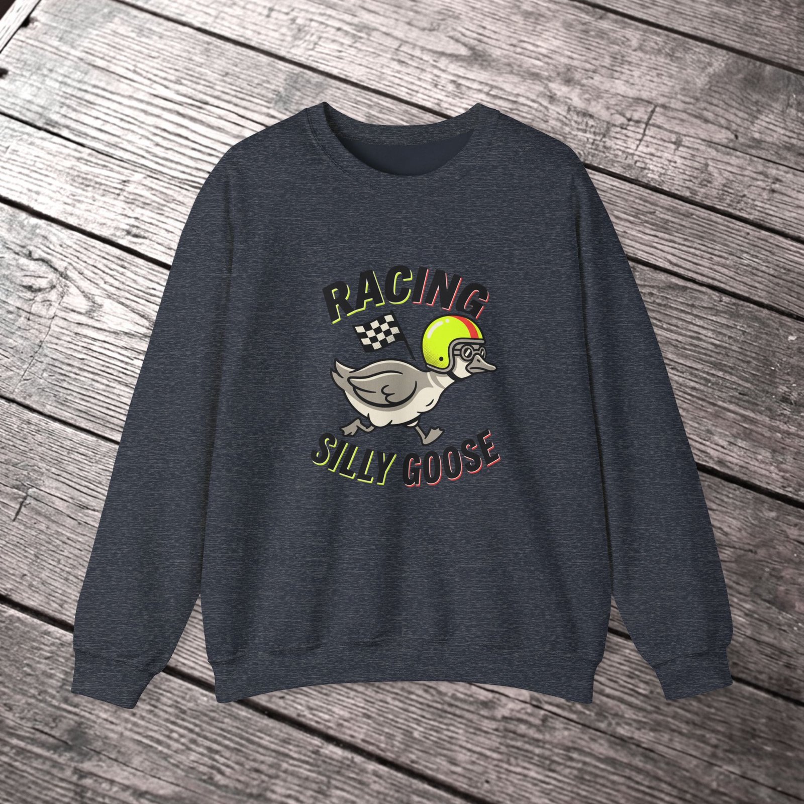 Racing Silly Goose Sweatshirt - Unisex - Image 10