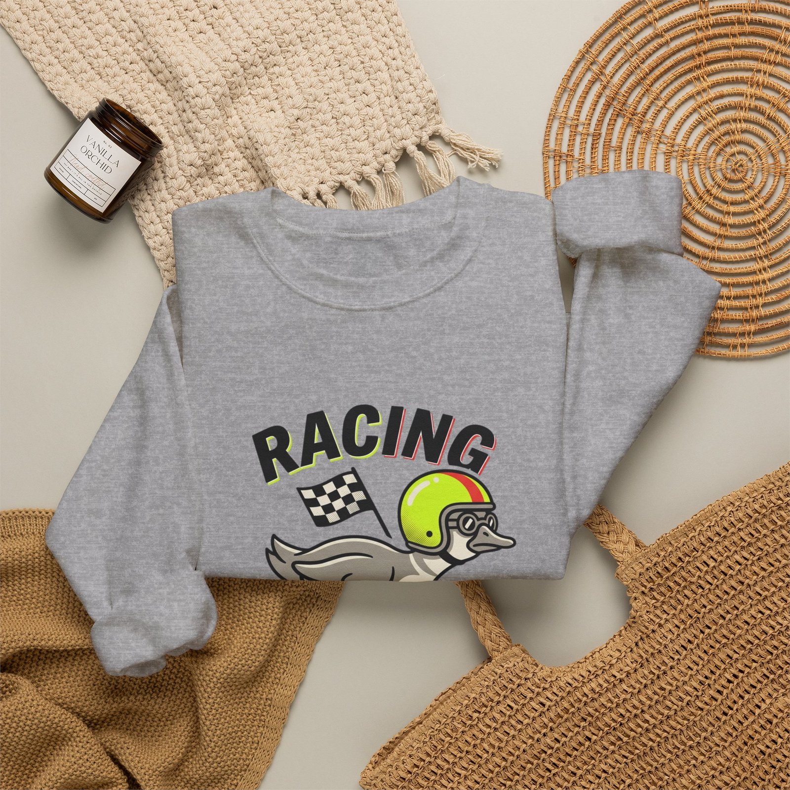 Racing Silly Goose Sweatshirt - Unisex - Image 8