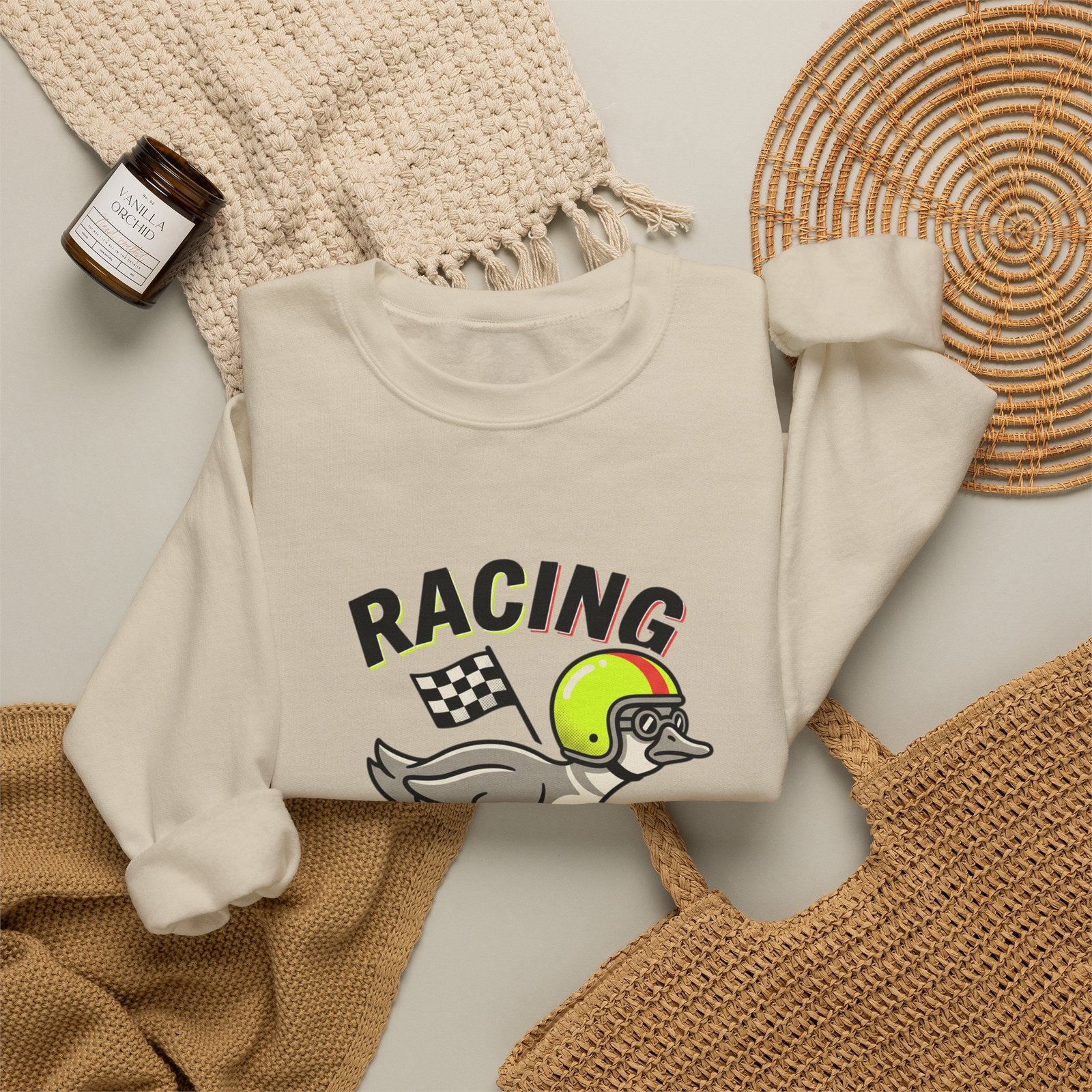 Racing Silly Goose Sweatshirt - Unisex - Image 6