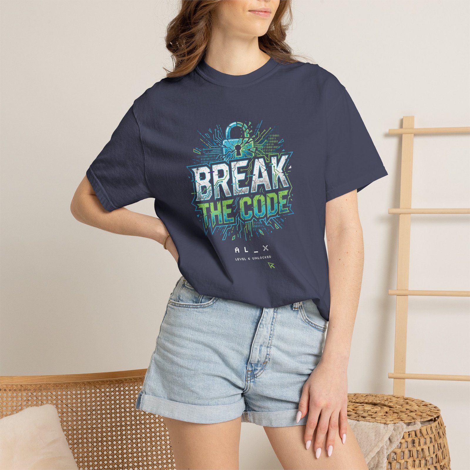 Break the Code T-Shirt — Cybersecurity Graphic Tee - Image 4
