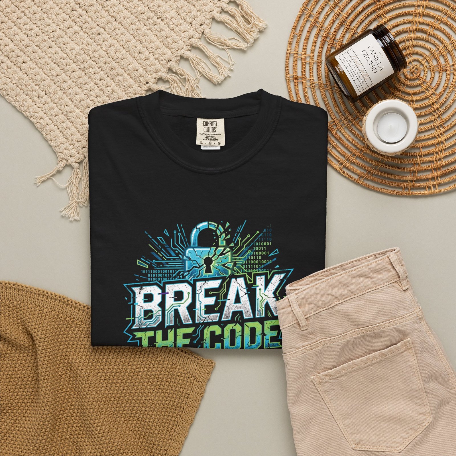 Break the Code T-Shirt — Cybersecurity Graphic Tee - Image 10