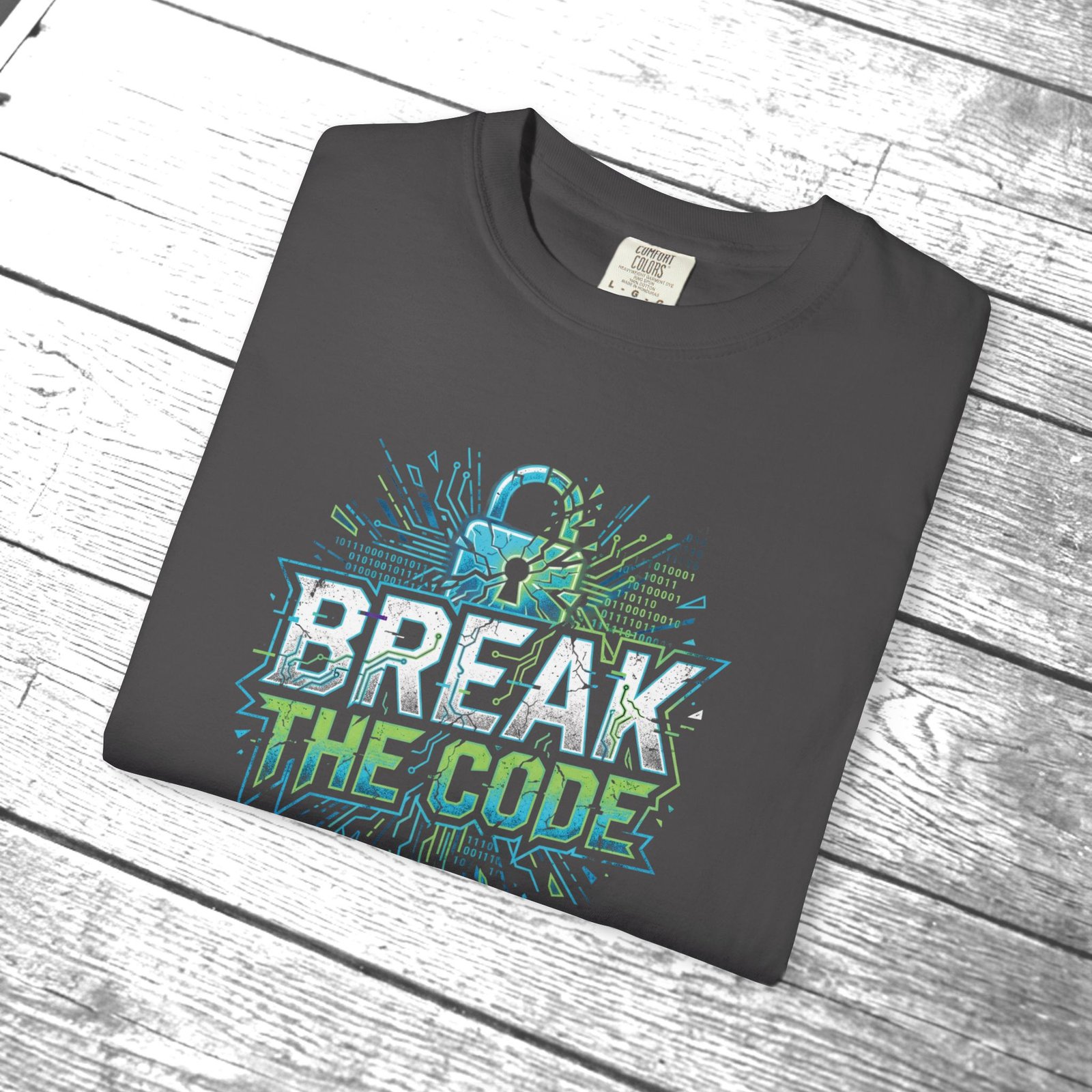 Break the Code T-Shirt — Cybersecurity Graphic Tee - Image 8
